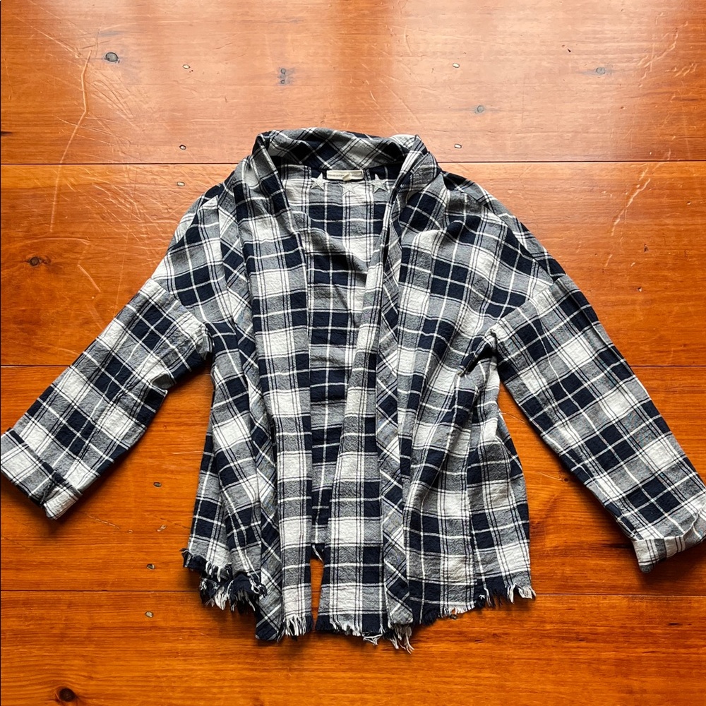 Current Air Flannel Cardigan